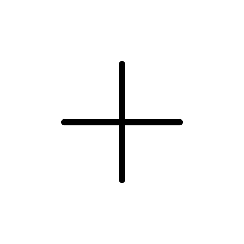 plus, positive Icon Design for Mobile Apps vector