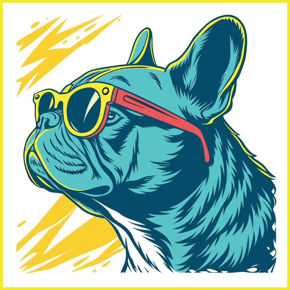 Cute Dog T-shirt design vector
