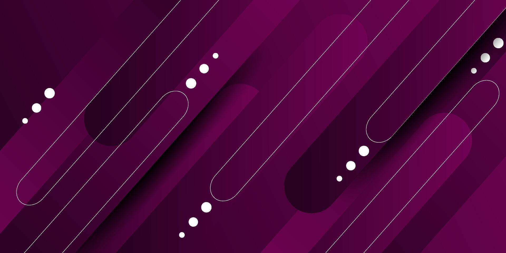 Abstract purple gradient illustration background with 3D overlapping look with simple purple rectangle pattern and elegant white lines. eps10 vector
