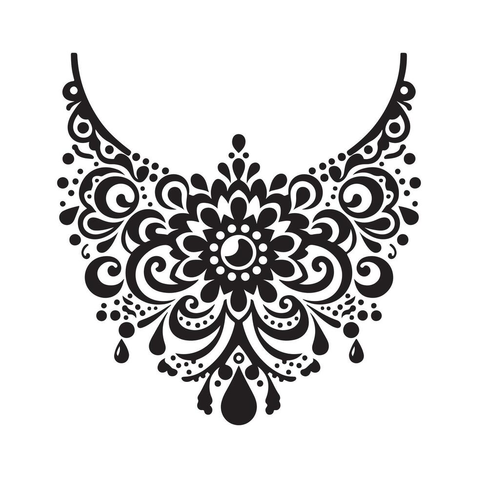 Intricate Ornamental Art for Business Cards vector