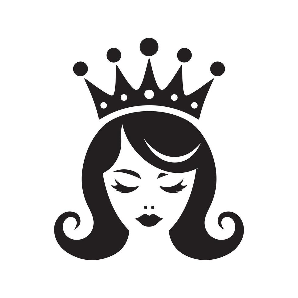 Classic Black Crown Icon Vectors for Packaging