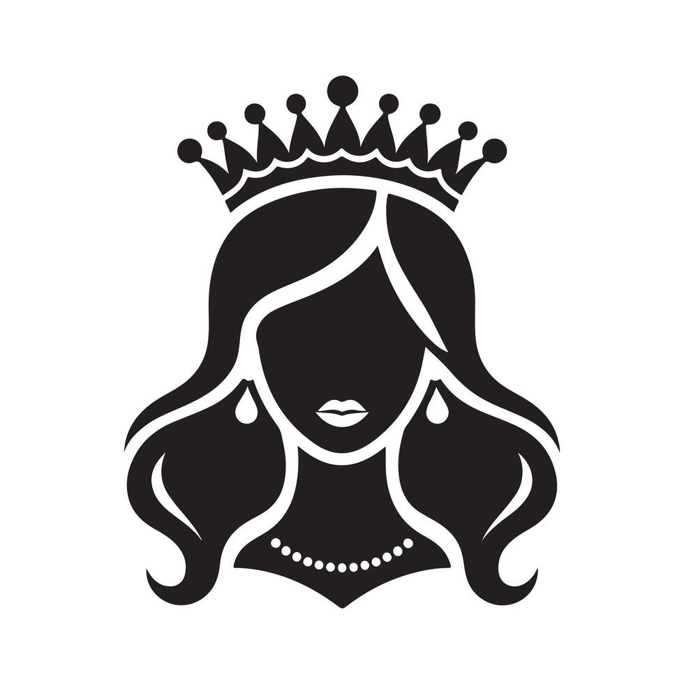 Luxurious Crown Icon for Premium Products vector