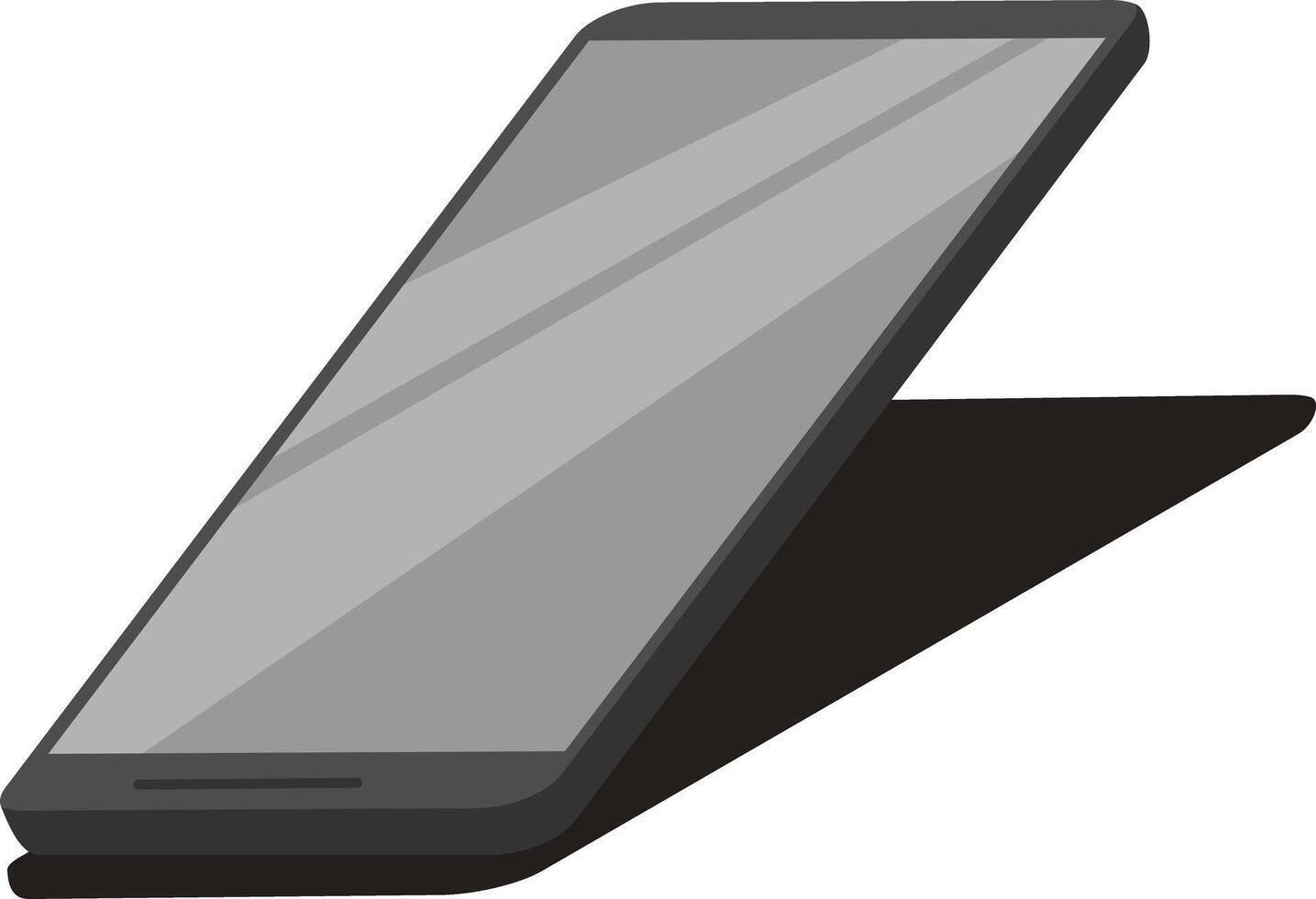 Smart phone illustration, 3D smart phone vector