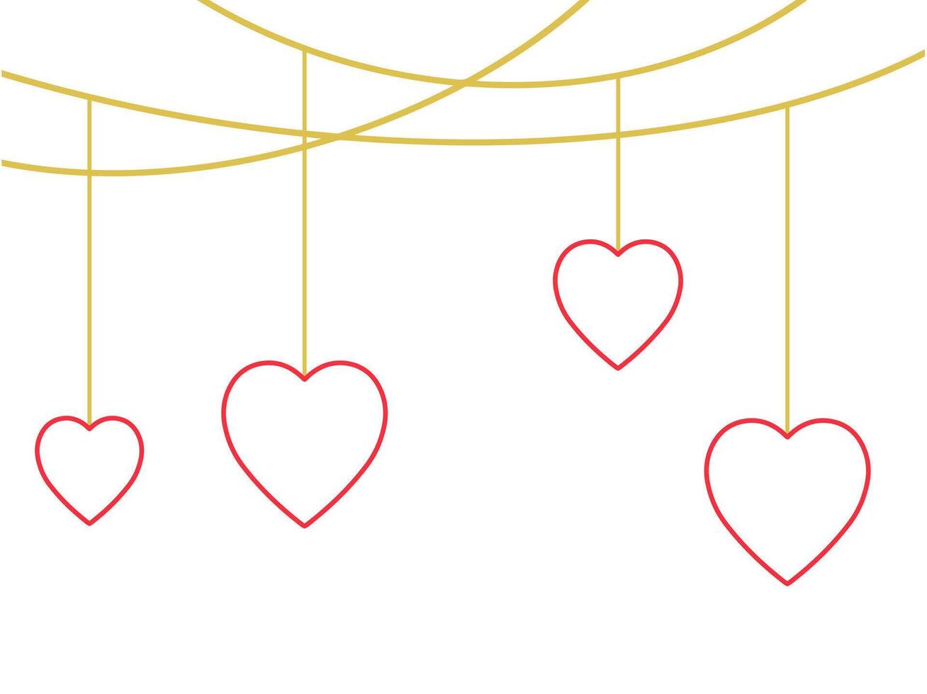 Heart Valentine Background Illustration vector