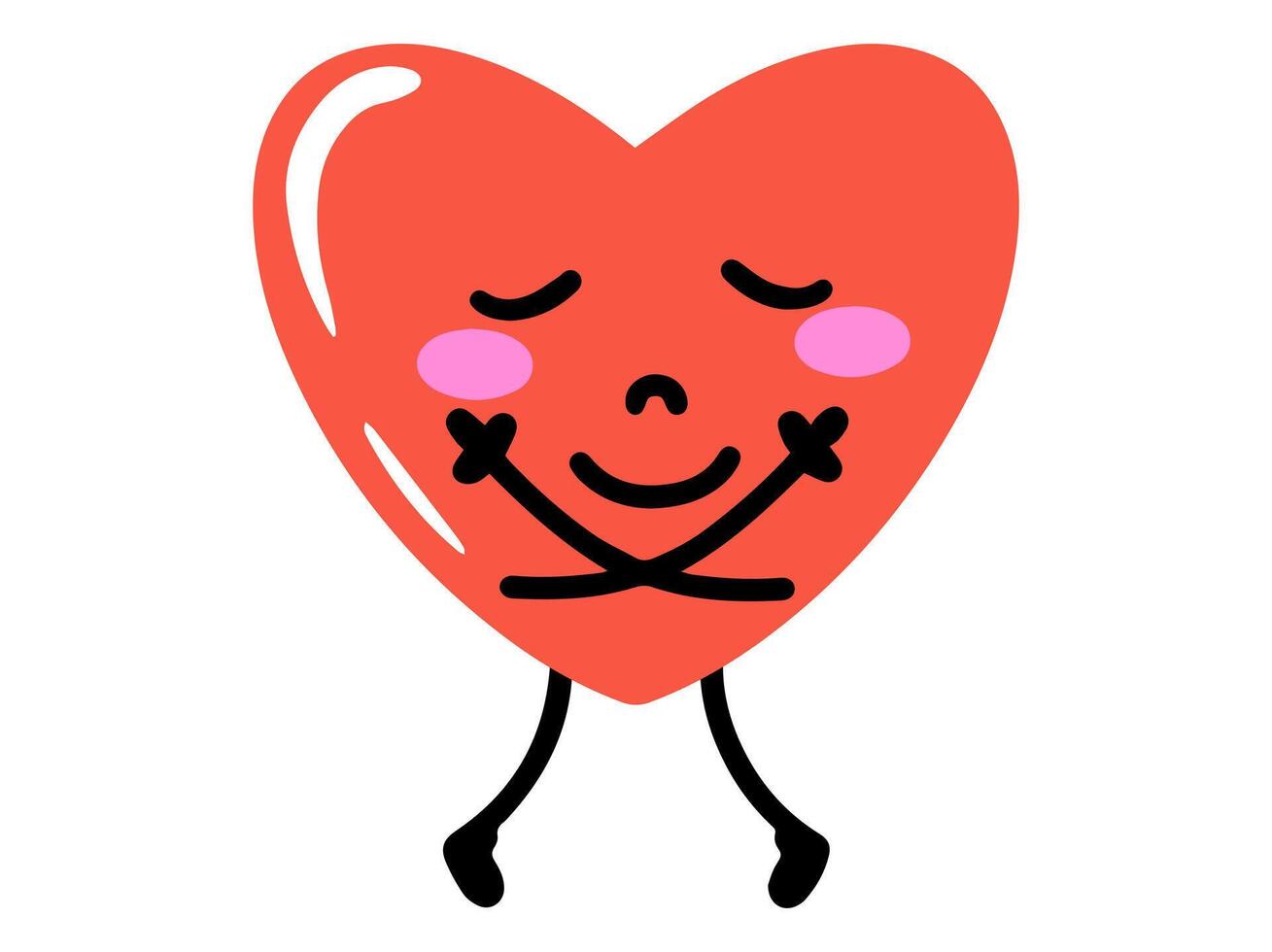Heart Cartoon Human vector