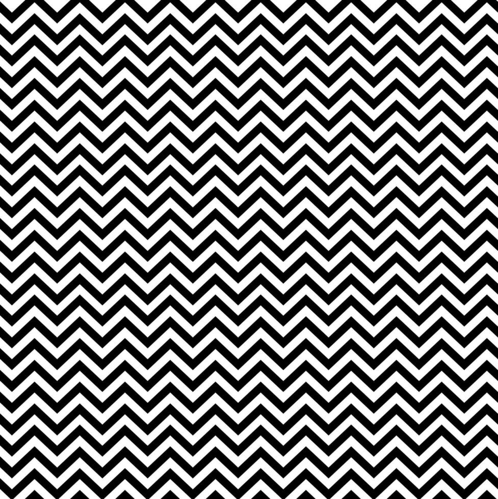 Seamless texture in the form of a geometric pattern of black wavy lines on a white background vector