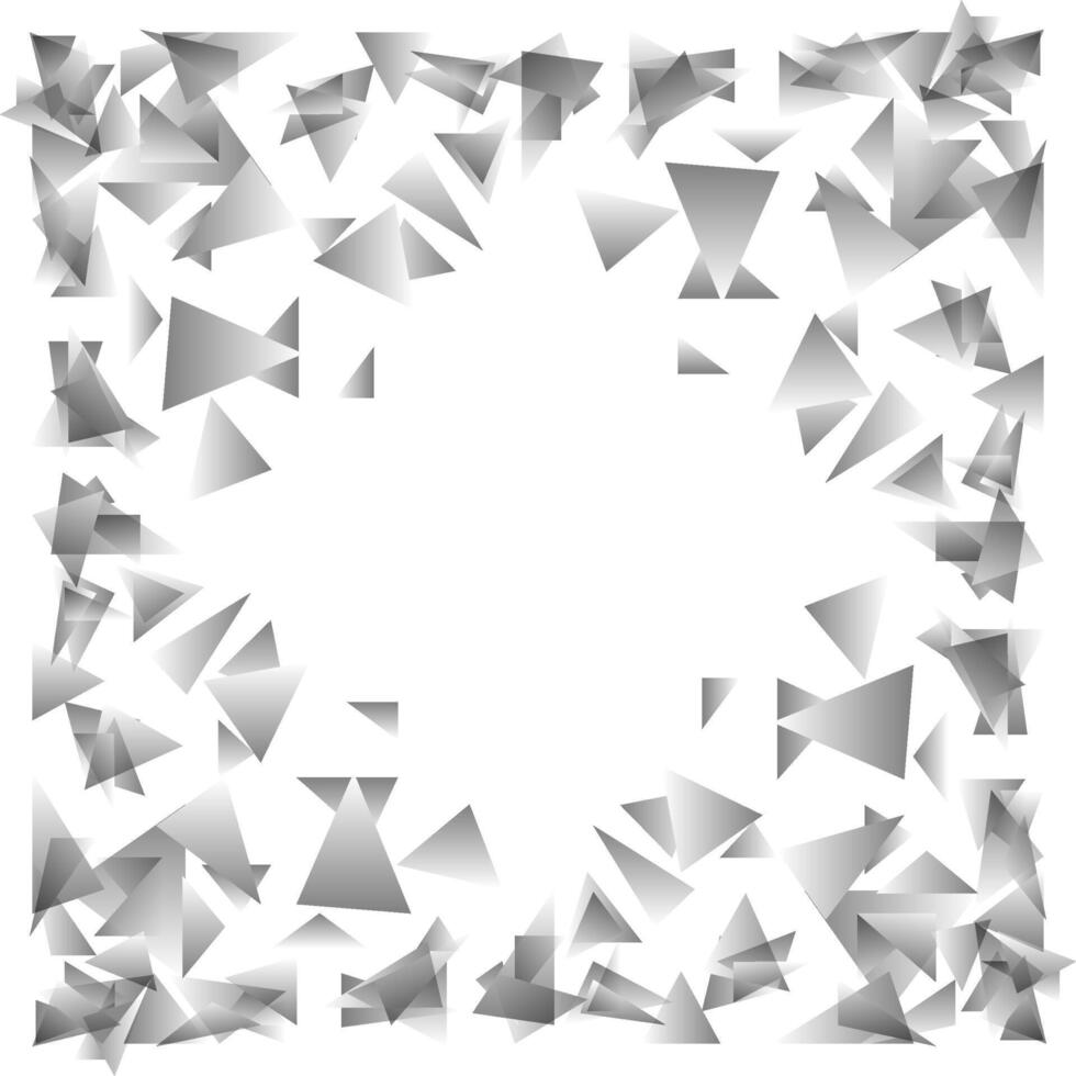 Abstract white background in the form of a geometric pattern of triangles vector