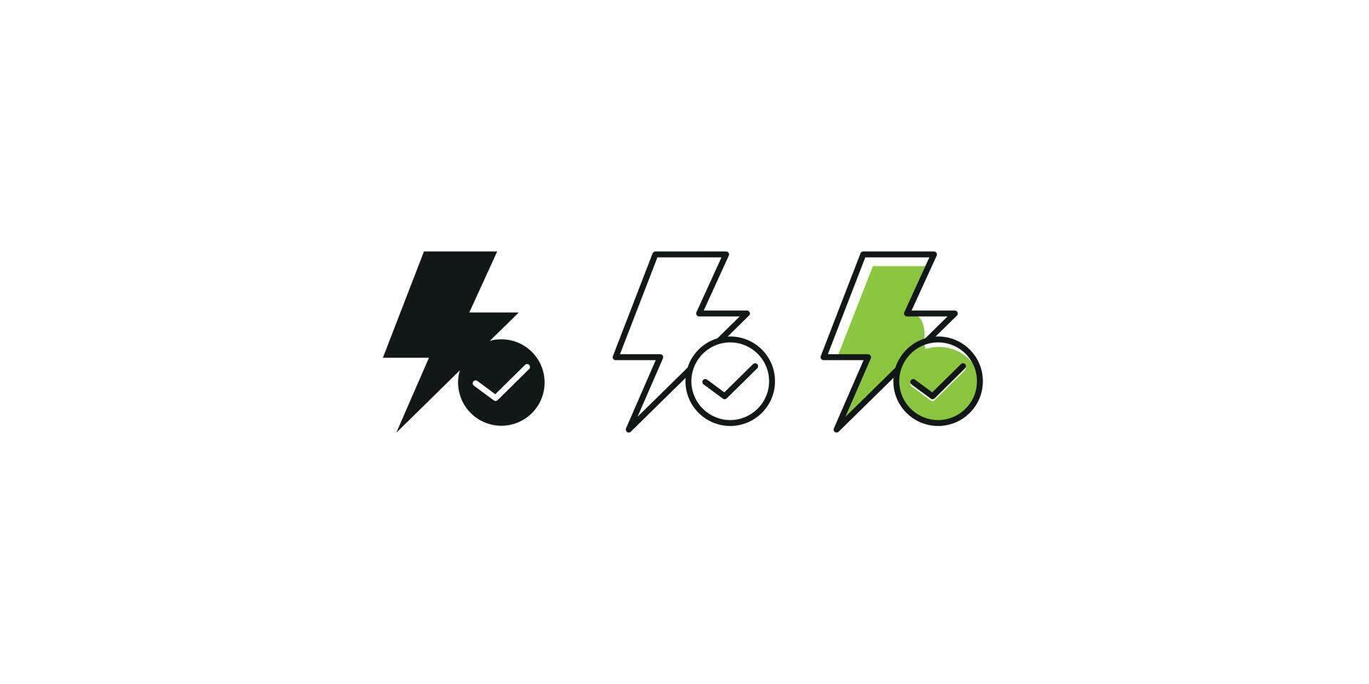 Quick Reply Quick Response Flash Response Power Icon vector
