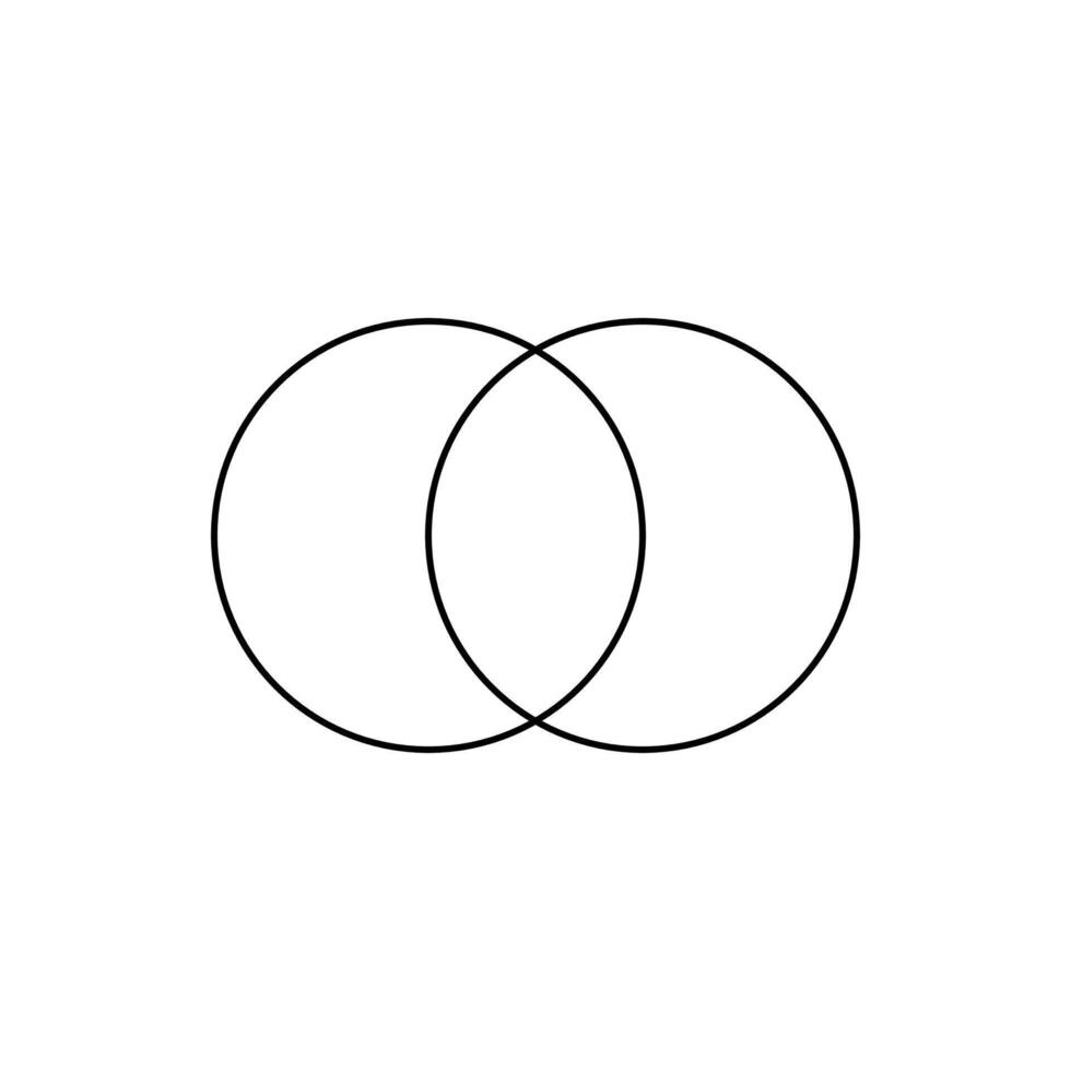 Vesica Piscis Geometric vector