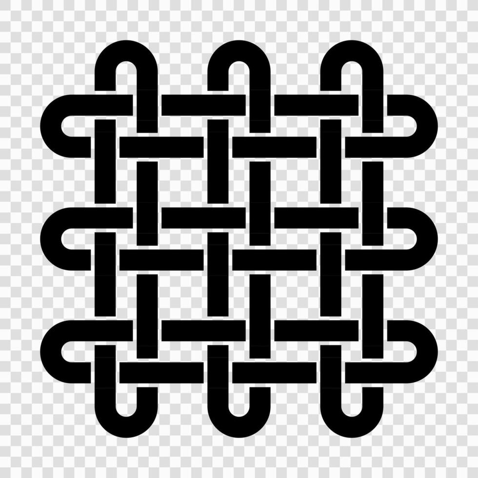 Intricate Celtic Knot Pattern on Background vector