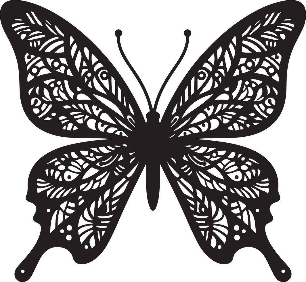 Hand-Drawn Butterfly Art Explore Collection vector