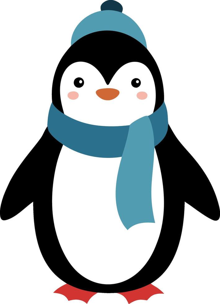Download Adorable Little Cute Penguin Art Illustrations vector