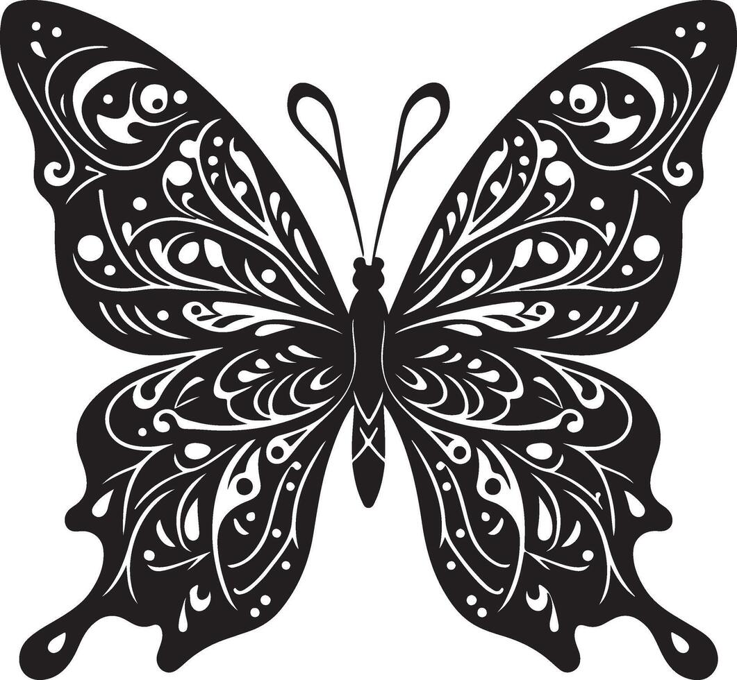 Exquisite Butterfly Art Perfect for Any Design vector