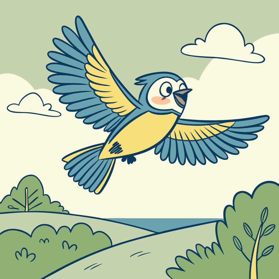 Flying Bird Vectors Art for Wildlife and Nature Enthusiasts