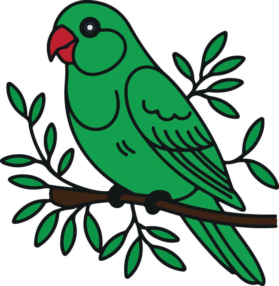 Colorful Parrot Vectors, Perfect for Creative Projects vector