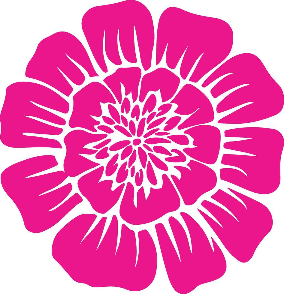 Elegant Flower Symbol Vectors for Creative Projects