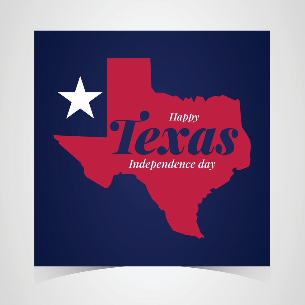 Texas Independence Day Banner vector