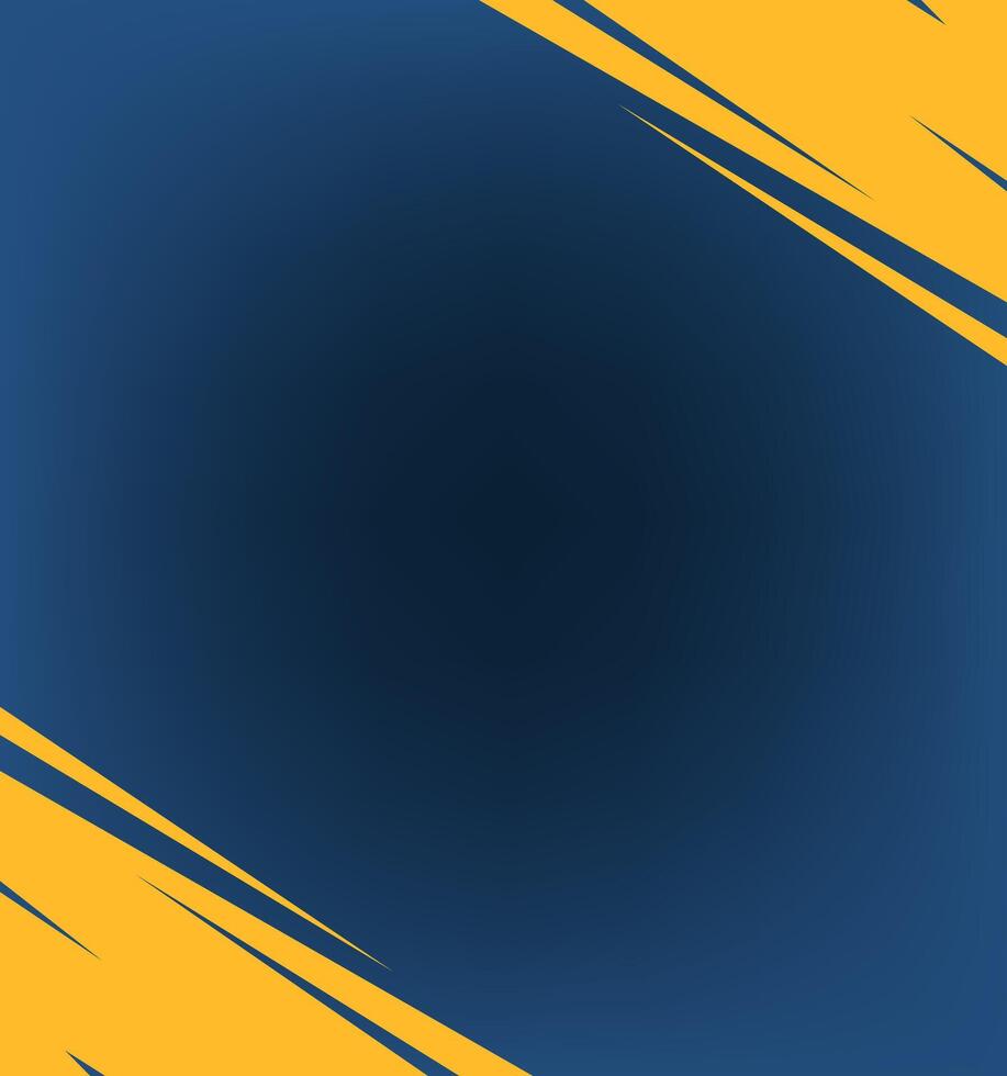 Abstract blue gradient color yellow line background. Wallpaper design vector