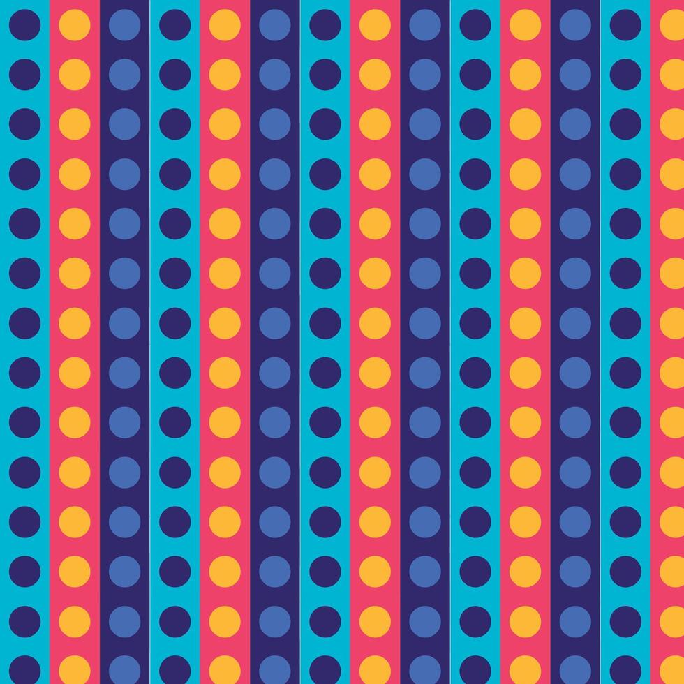 Background with colorful pattern of lines and circles vector