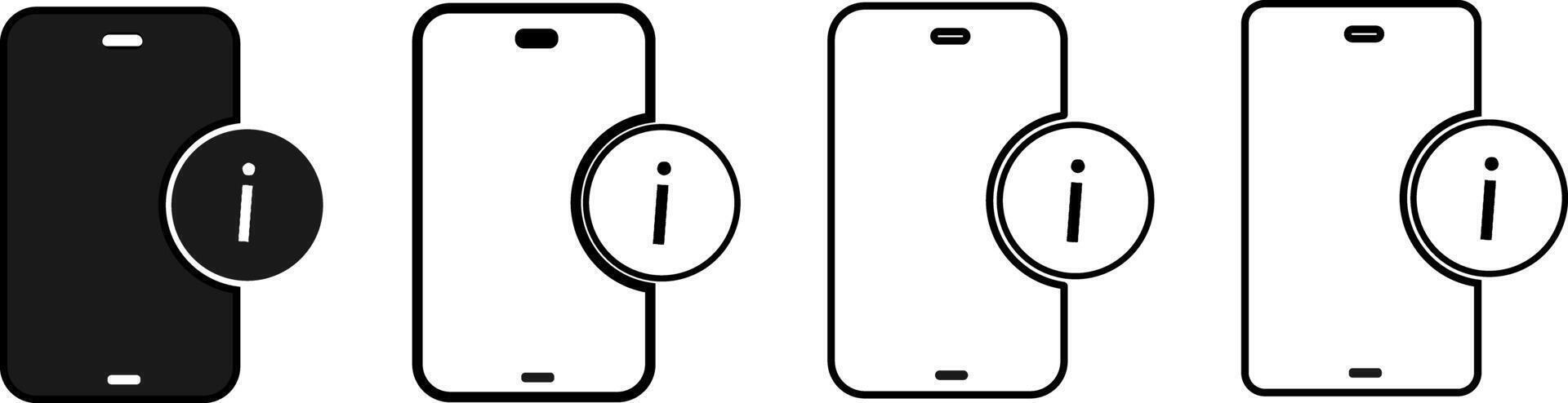Phone icon collection. Call sign. vector