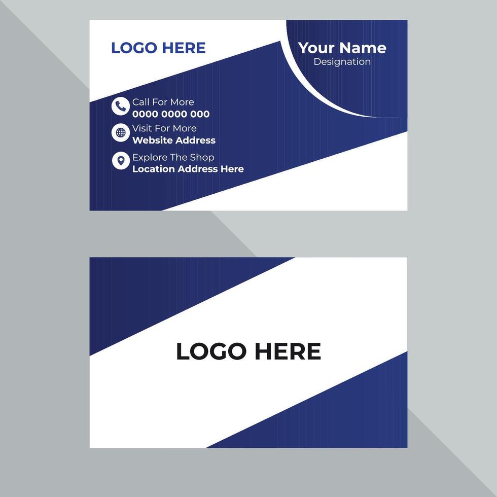 Business Card Design vector