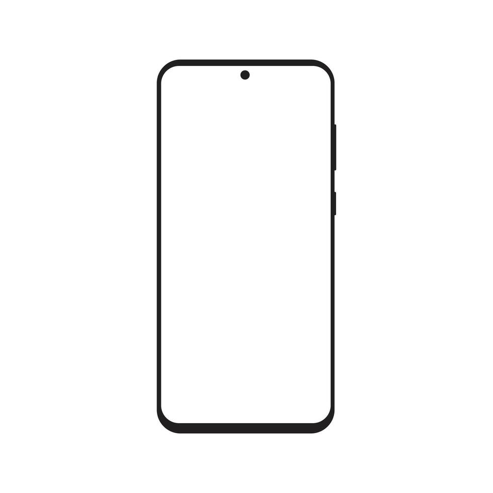 Mobile icon design and art illustration vector