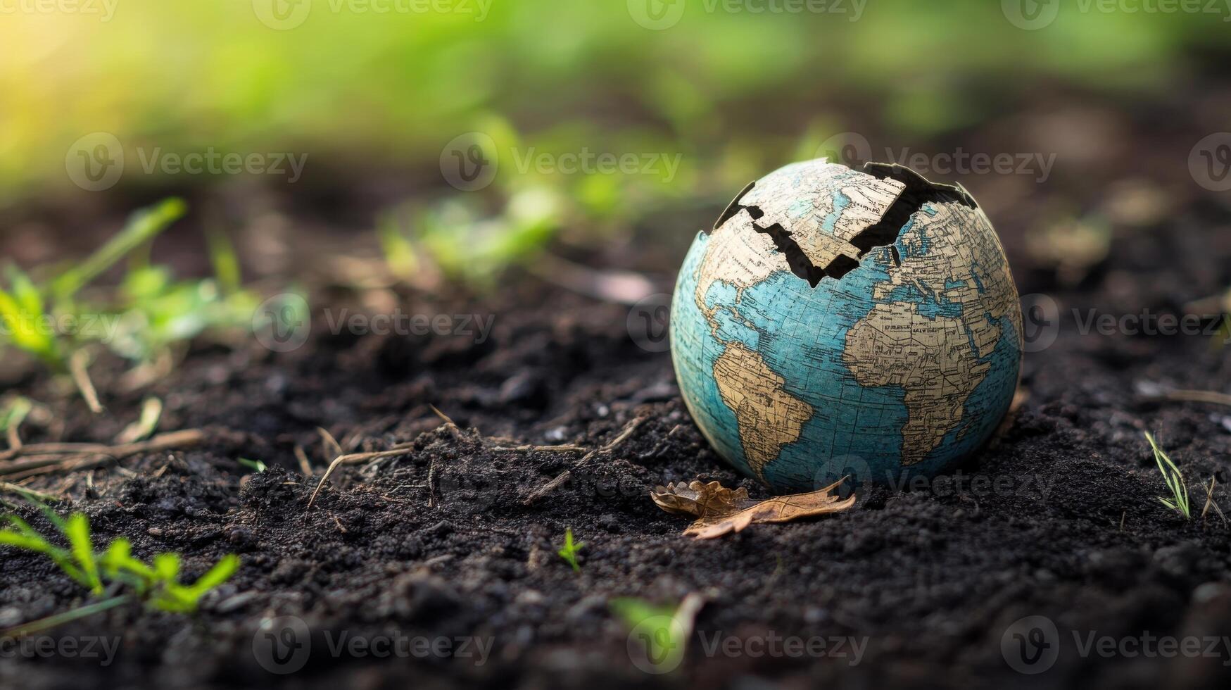 Illustration of Global Recession Impact photo