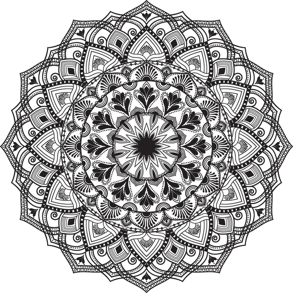 Mandala coloring book template wallpaper design lace pattern and a round design with a round design that says mandalas vector