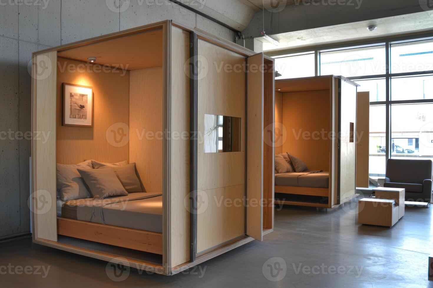 Transformable modular architecture with movable walls and sliding panels creates modern living spaces photo