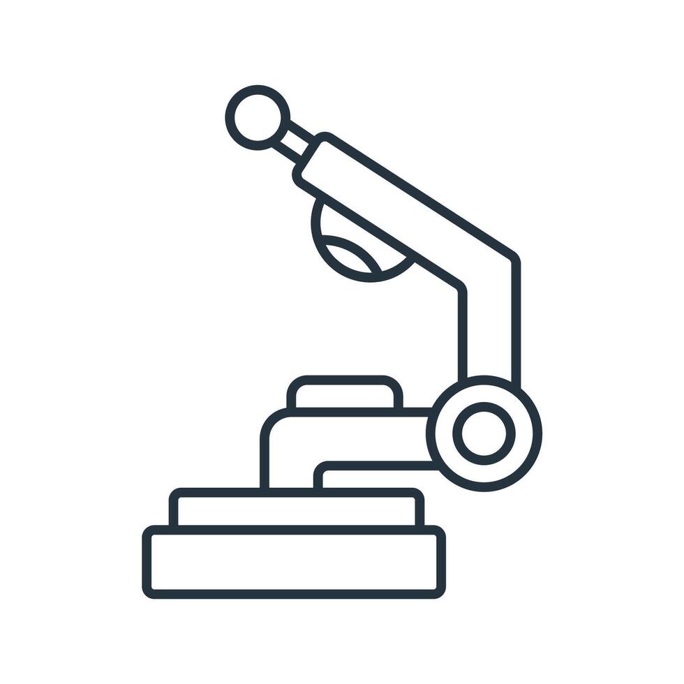 Science flat icons symbol line elements for infographic web vector