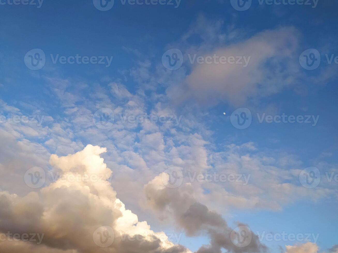 Sun Setting Over Clouds Sky photo
