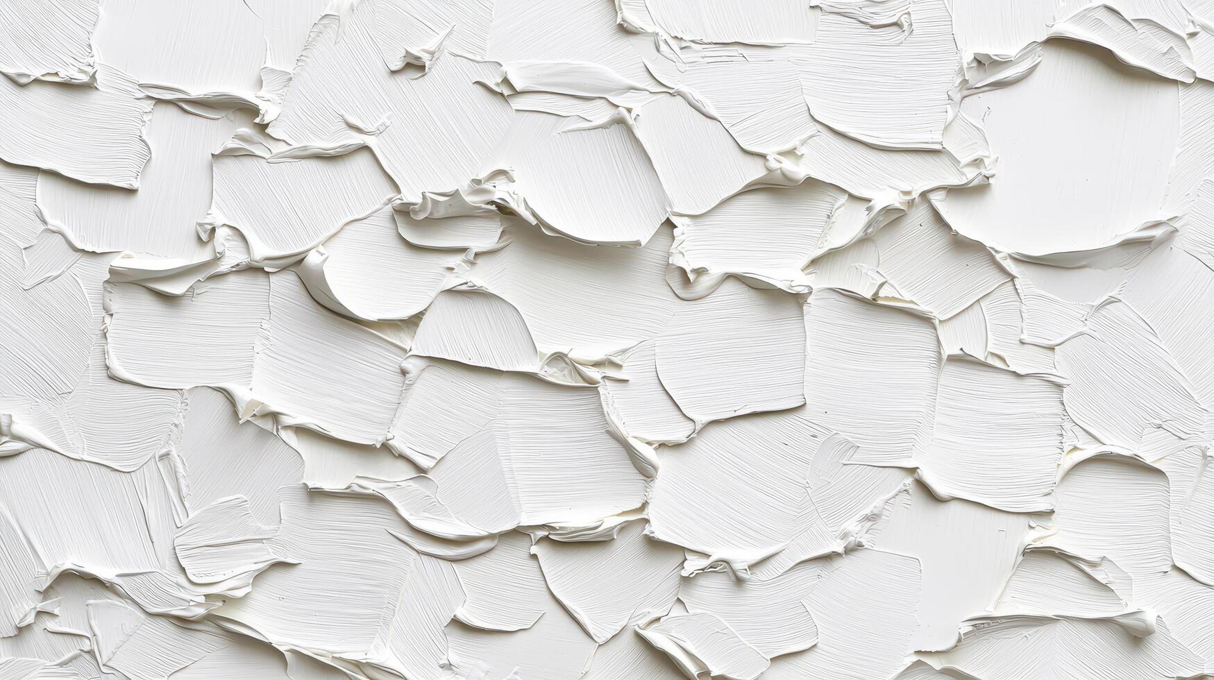 Abstract White Impasto Texture Thick Paint Brushstrokes Art Background Modern Minimalist Design photo