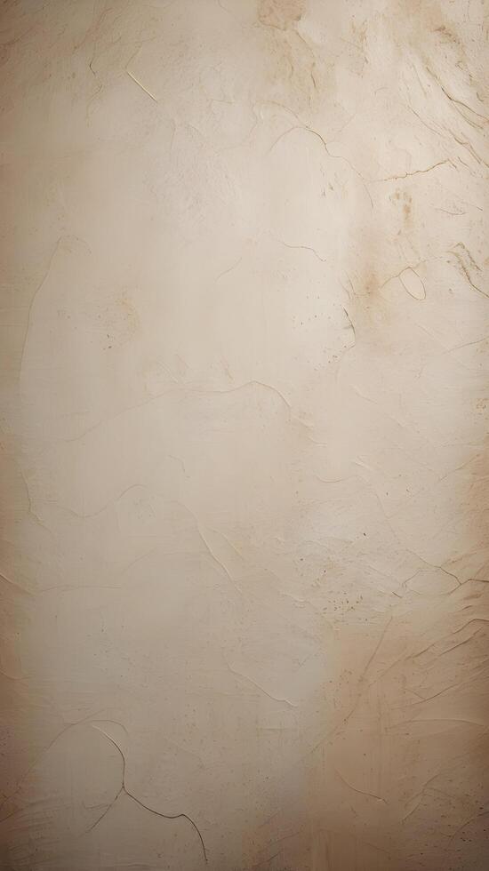 Vertical shot of a textured canvas with soft neutral tones, providing a clean canvas for design purposes. photo