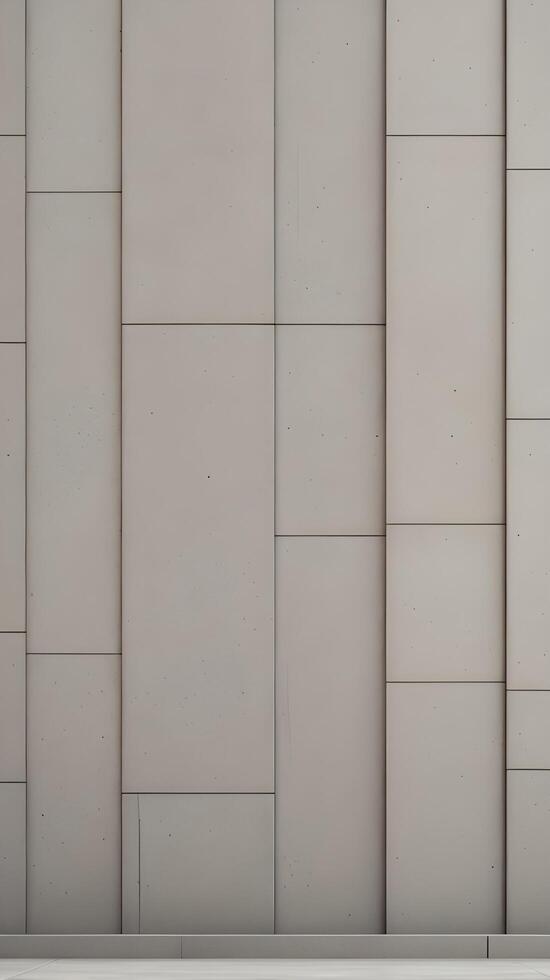 A minimalist vertical shot of smooth concrete with faint lines, offering a sleek, contemporary look and clear areas for text or design. photo