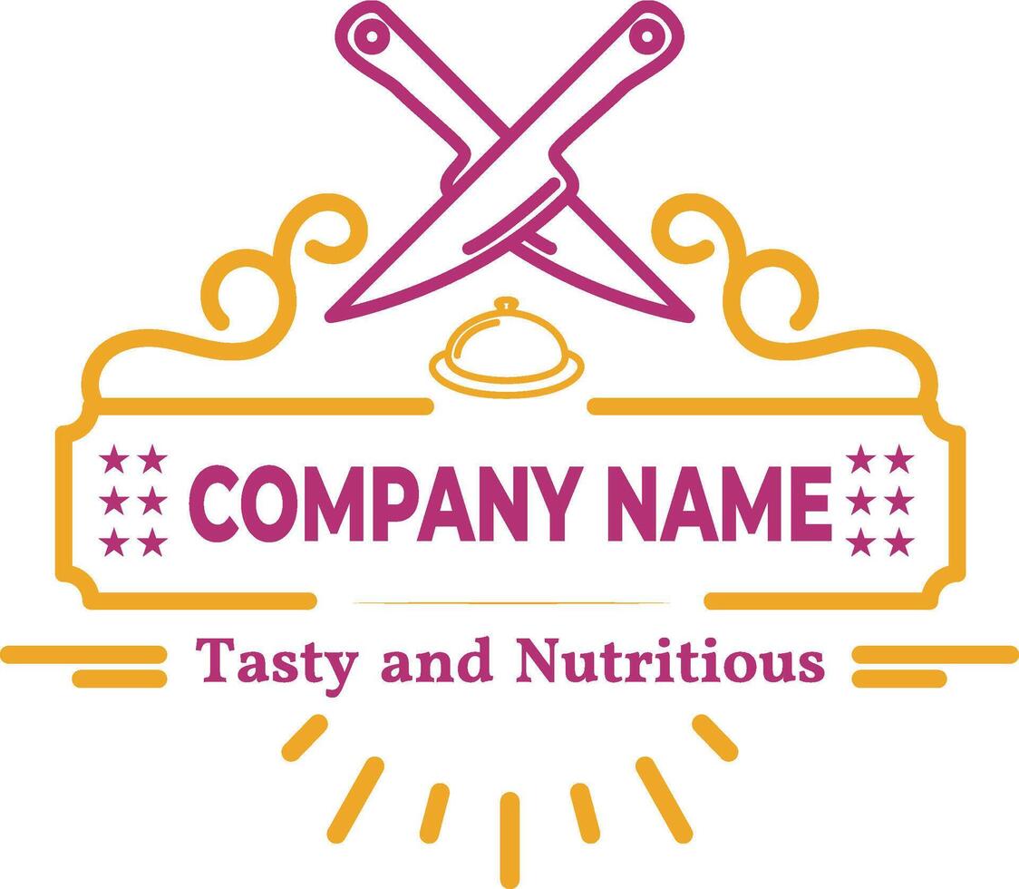 Food Restaurant logo design vector
