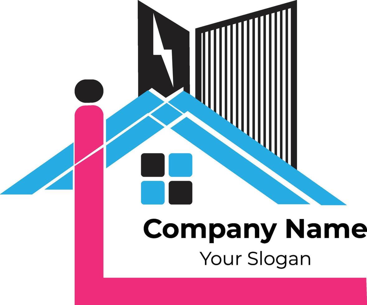 Home and Construction Logo vector