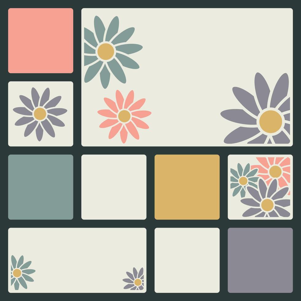 Modular Flower Power vector