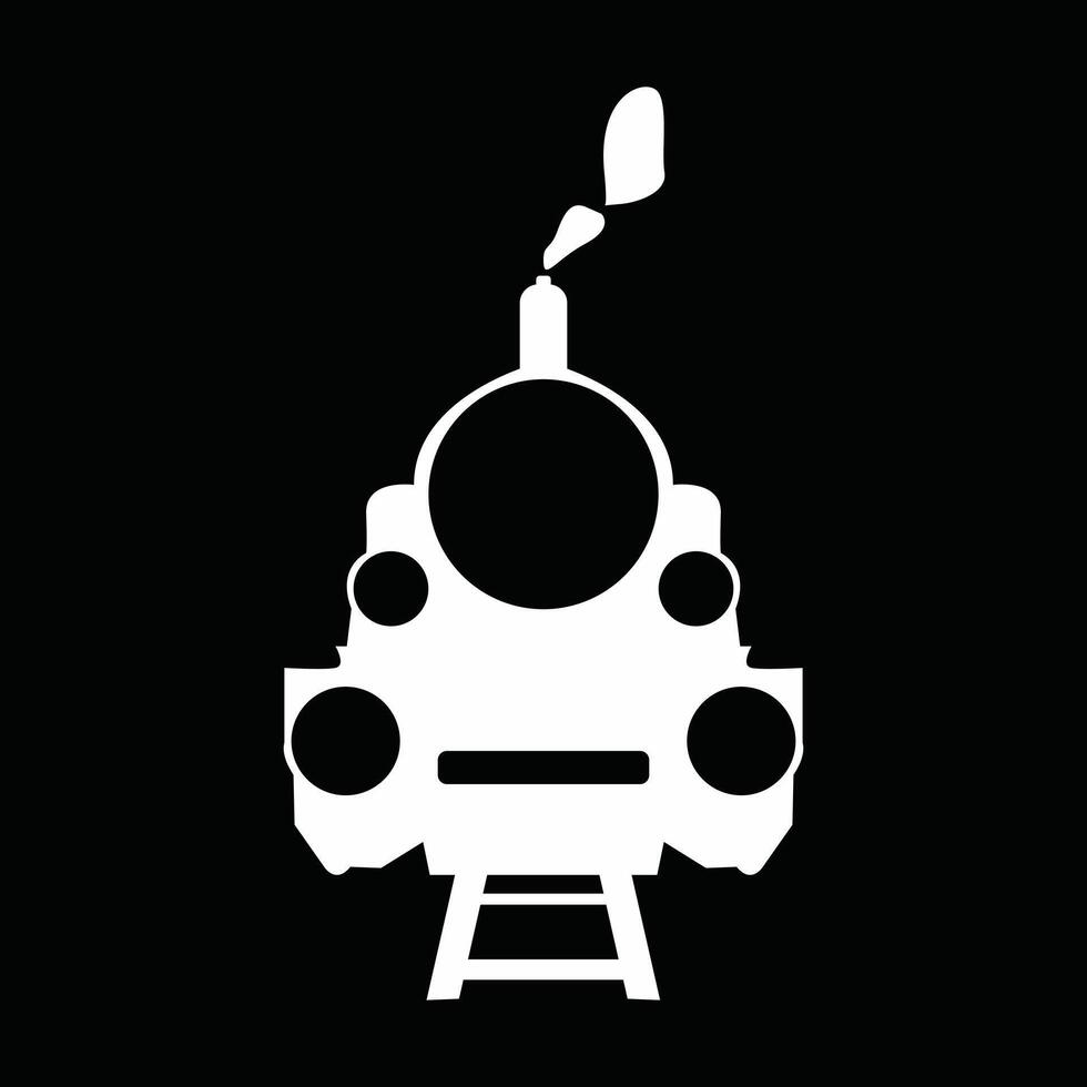 Train, railroad, subway flat icon for transportation apps and websites vector