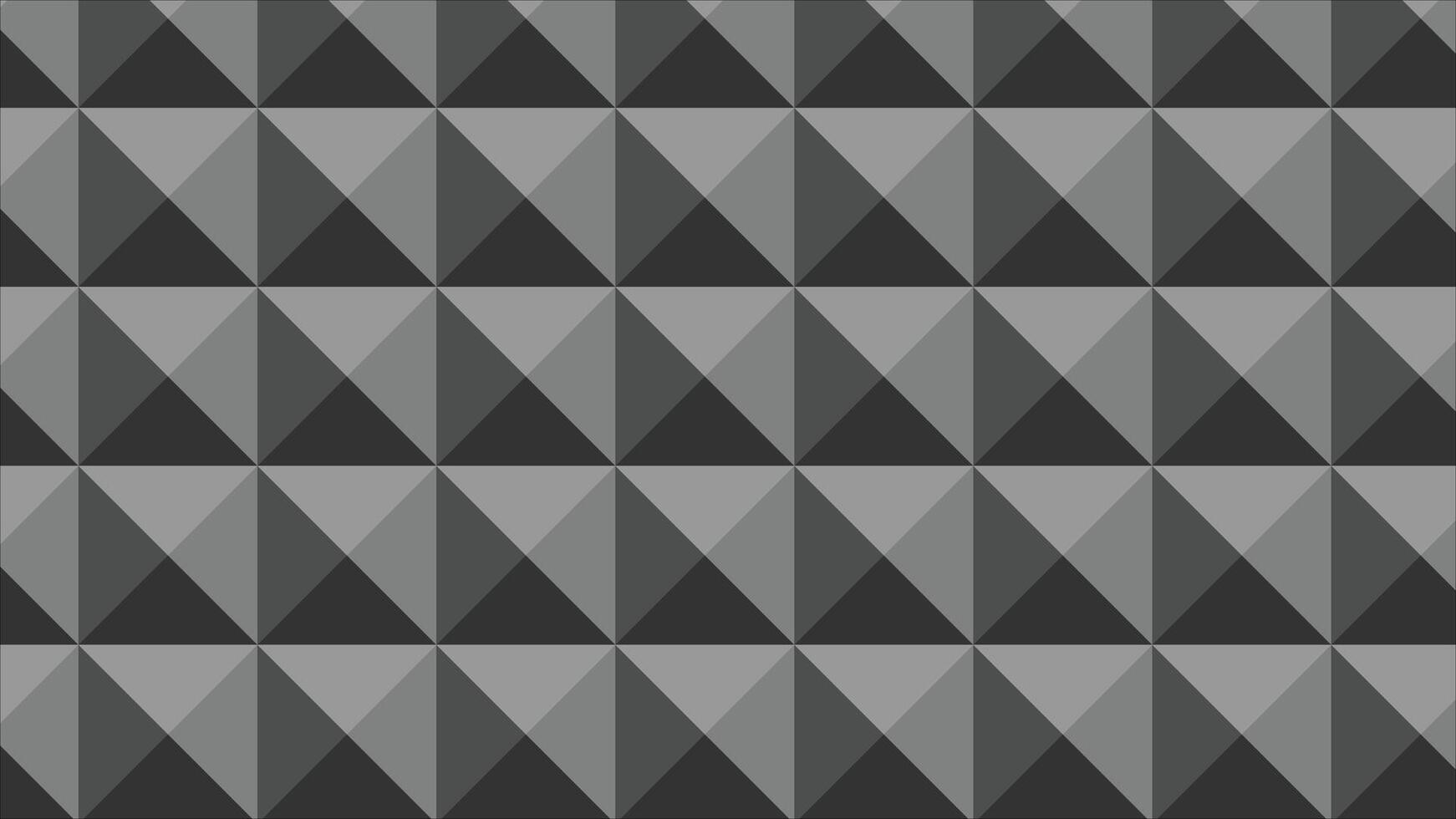 A gray and black background with triangles vector