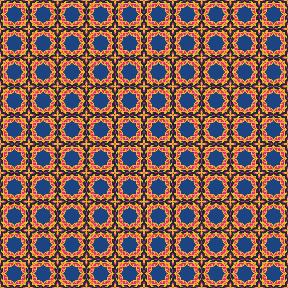 Retro 70s Style Seamless Pattern vector