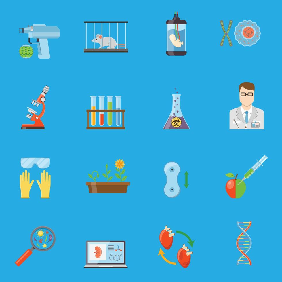 Medical Icons Flat Set Stock vector