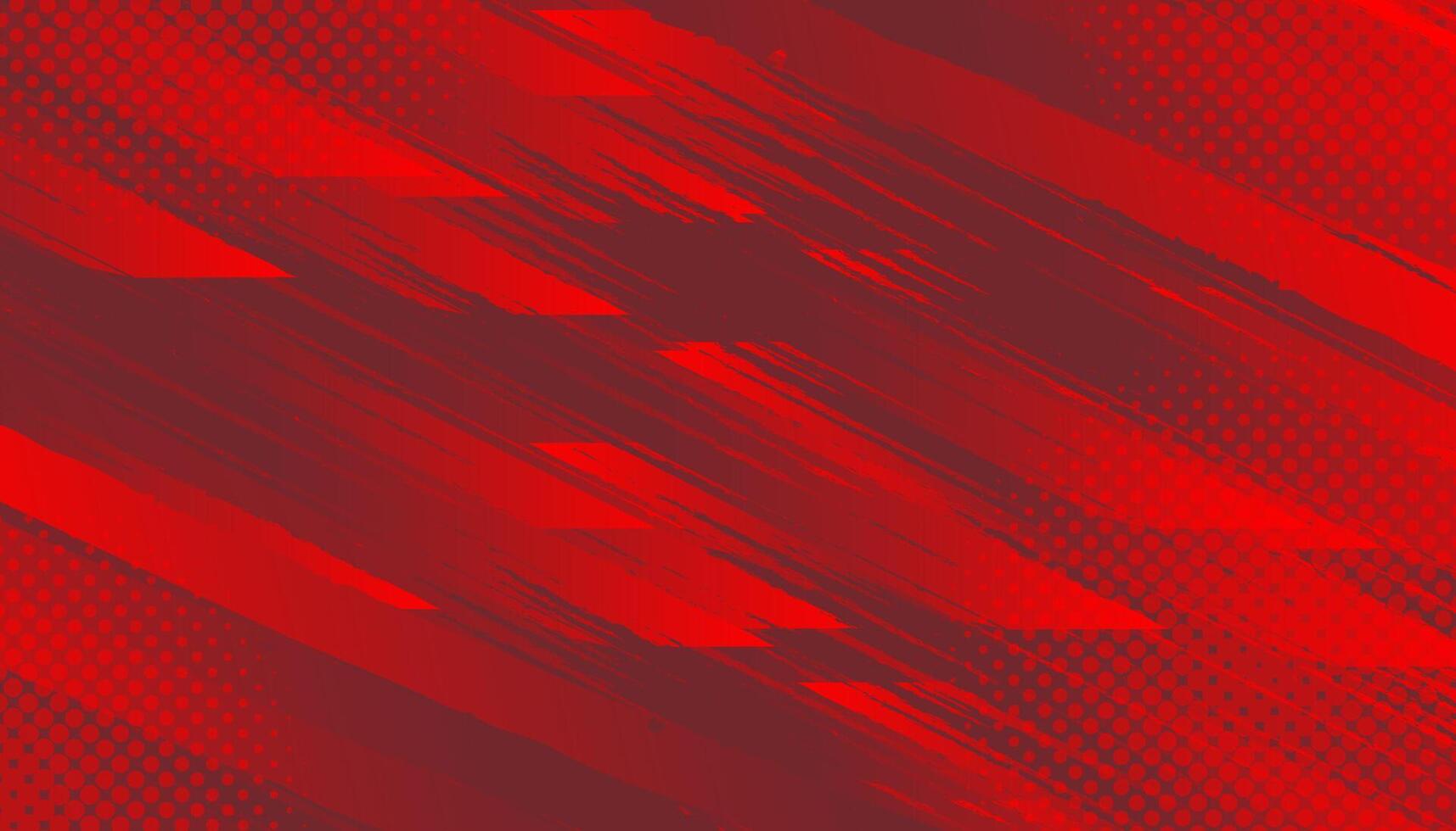 Abstract red background with halftone effect, diagonal stripes. vector