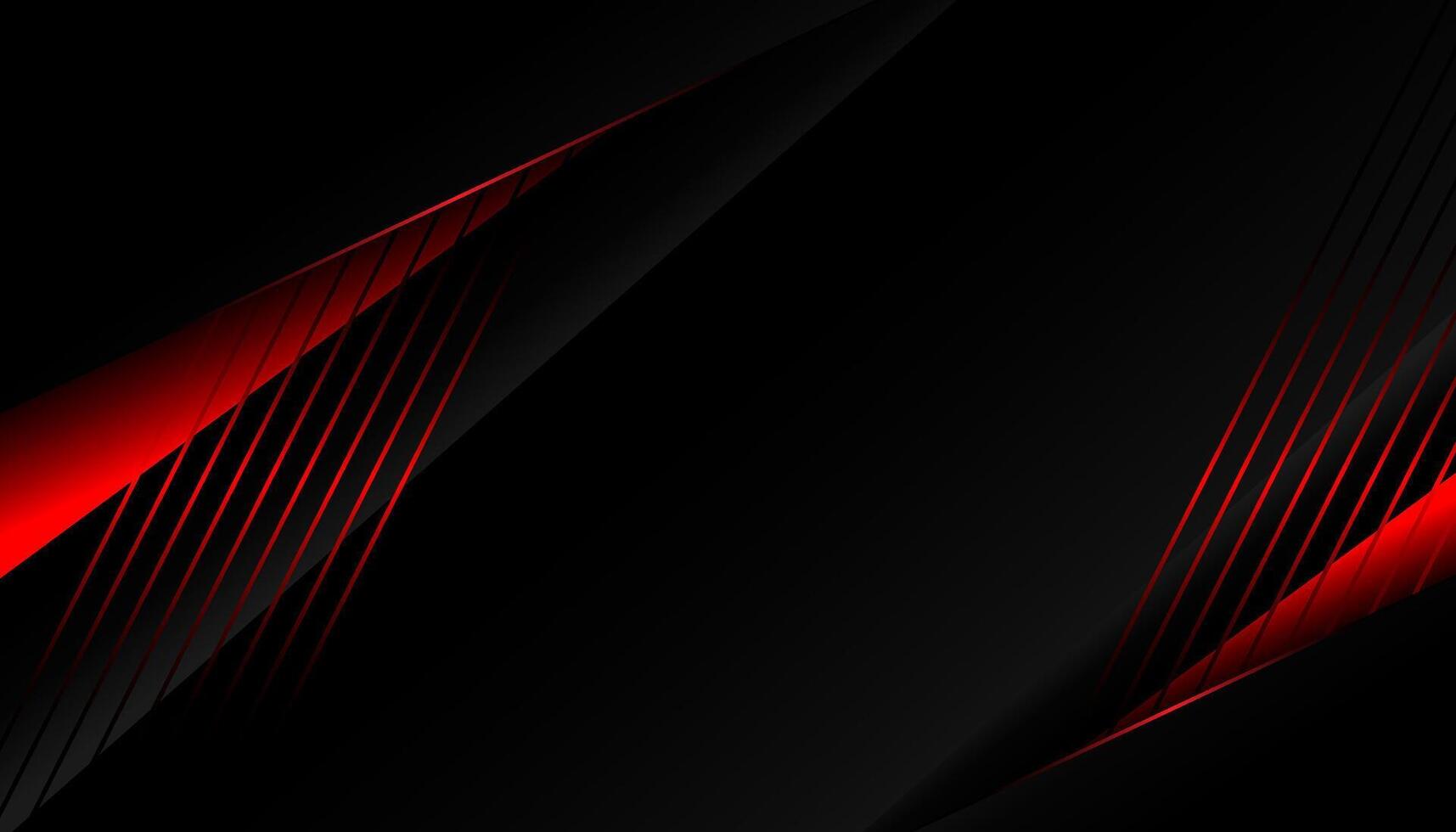 Abstract red and black carbon fiber background vector