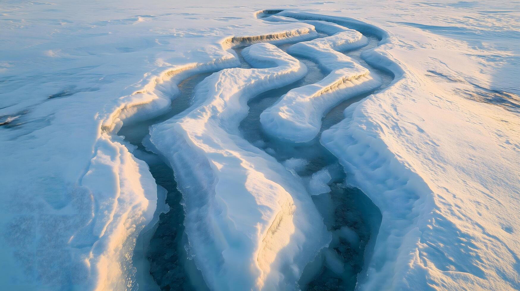 Polar Ice Pack Labyrinth from Above photo