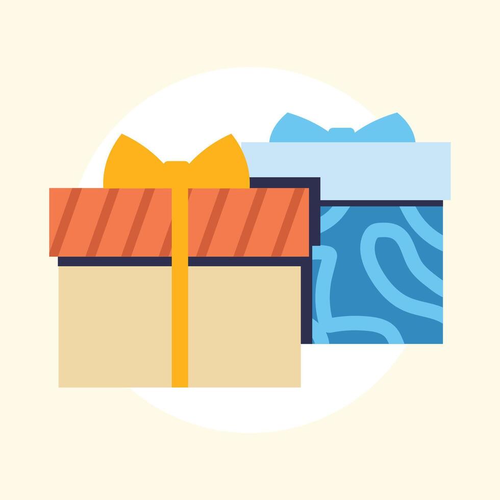 present new years illustration vector