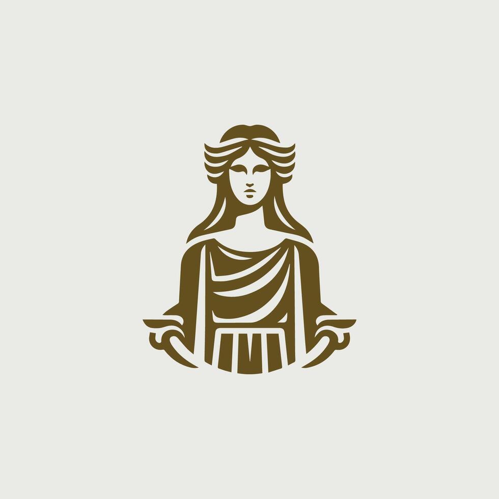 a woman with a crown on her head vector