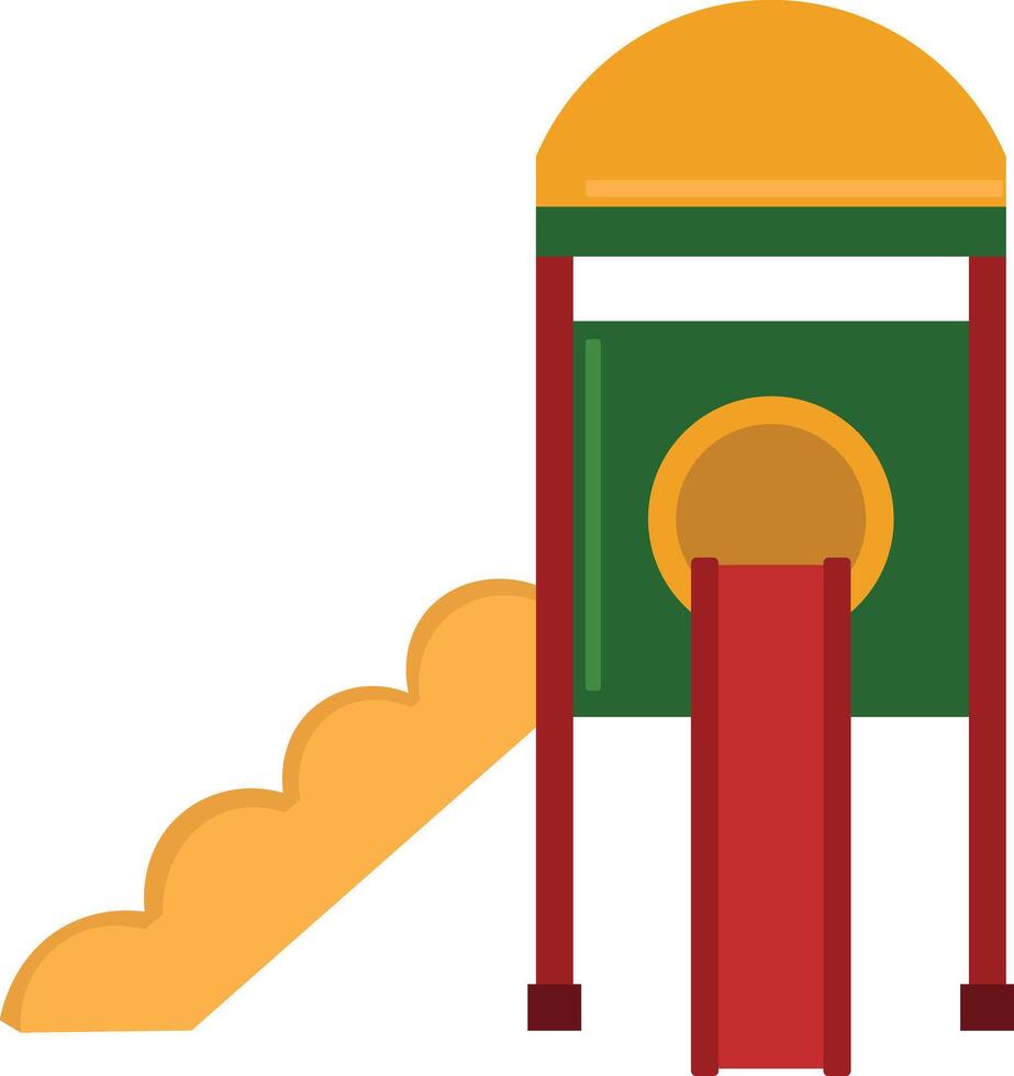 Colorful Playground Slide Illustration vector