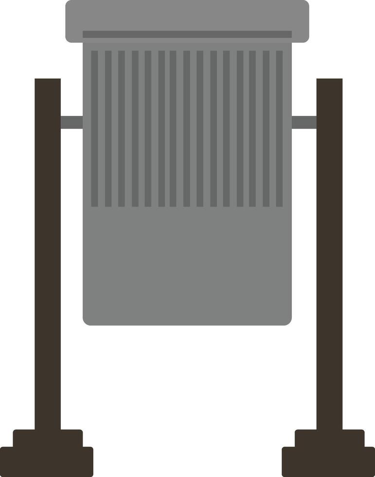 Simple Trash Can Icon vector