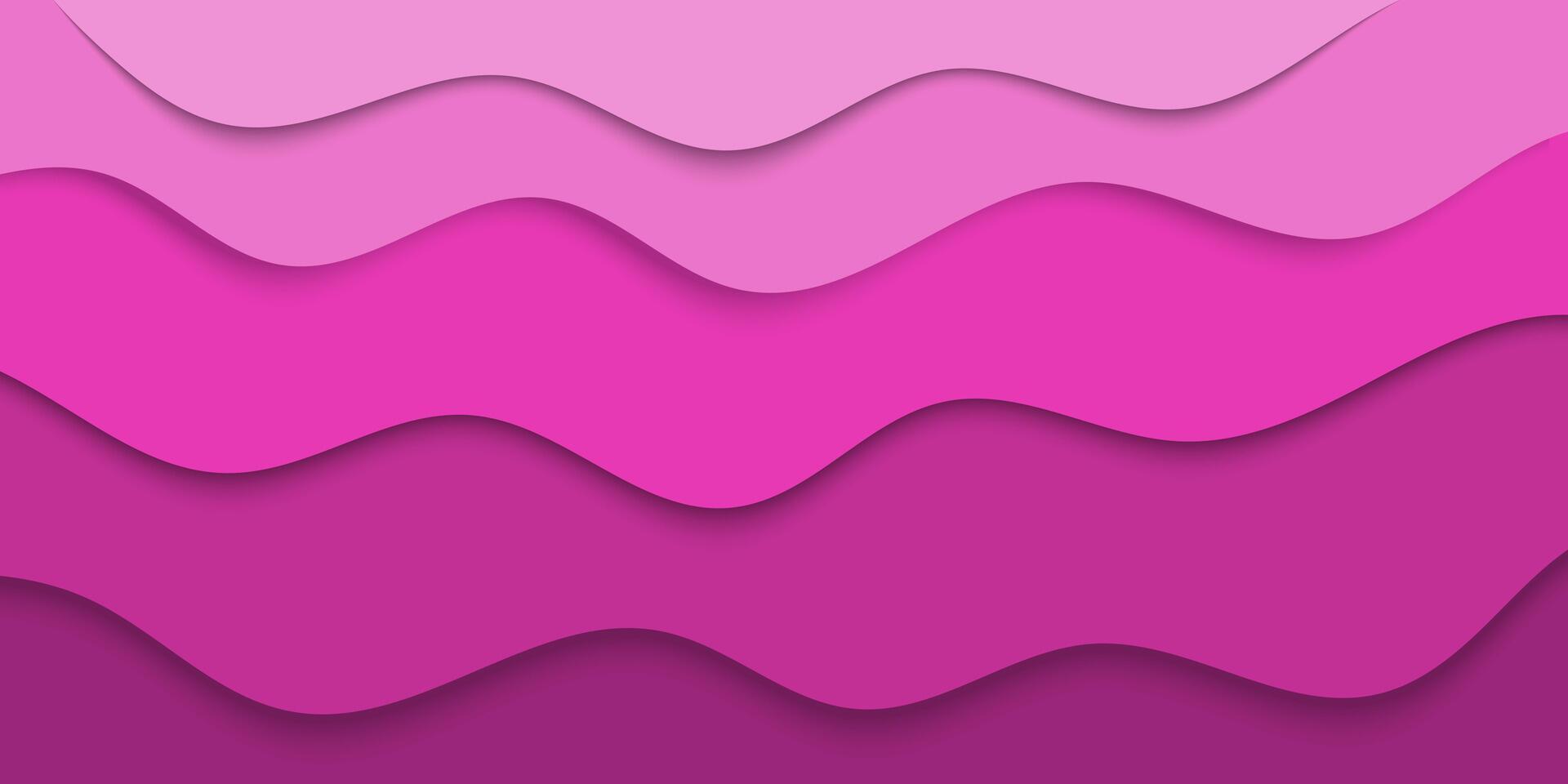 a pink background with wavy lines vector