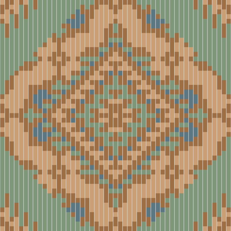 Sari Border Islamic Geometric Pattern Designfolk Embroidery, Aztec Geometric Ornament Print. Design for Carpet, Wallpaper, Clothing, Wrapping, Fabric vector